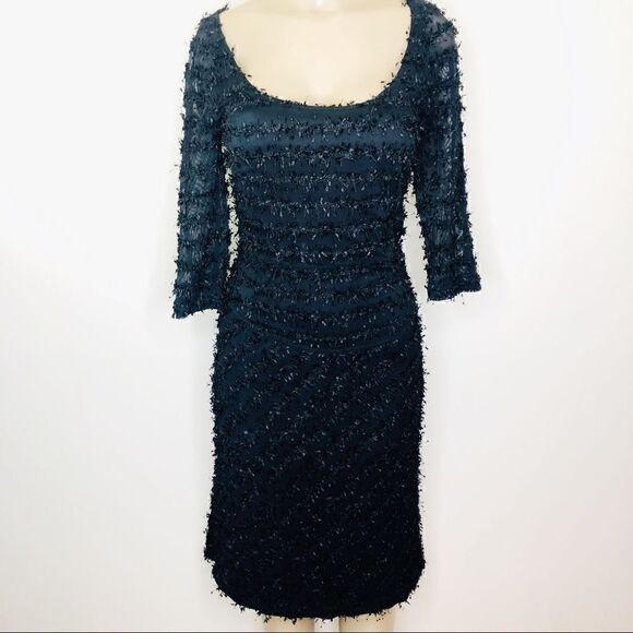 G2 Design by George Gross black fringe dress - Picture 1 of 7
